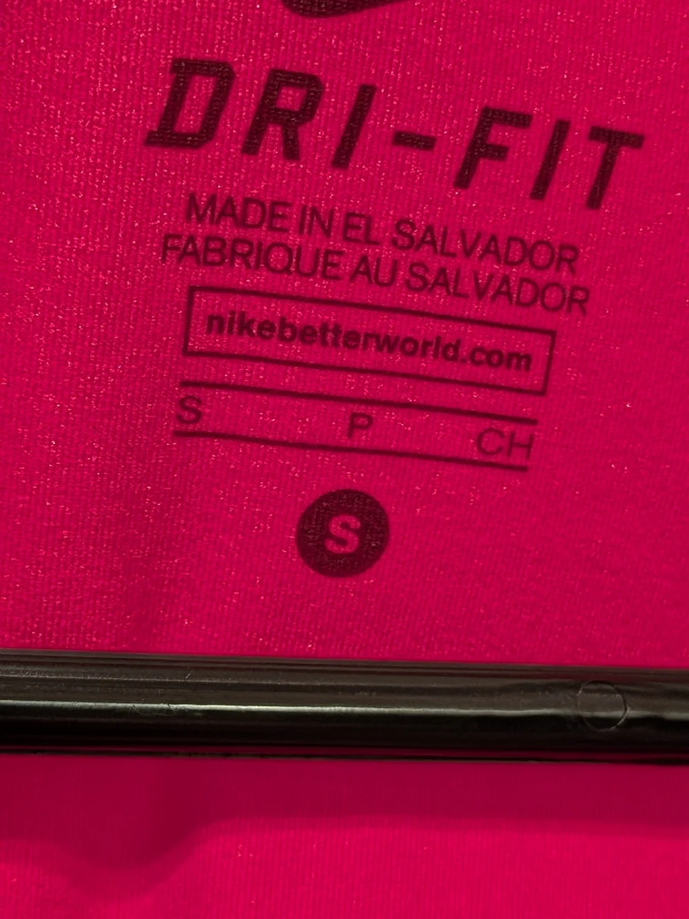 Nike Women’s Hot Pink V-Neck Performance Top